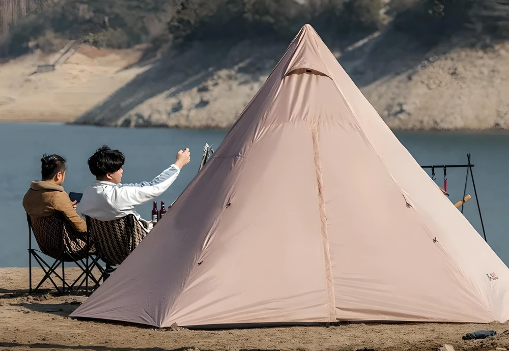 pyramid shaped tent